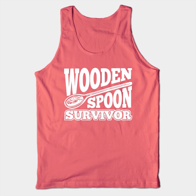 Wooden Spoon Survivor Tank Top by MarinasingerDesigns